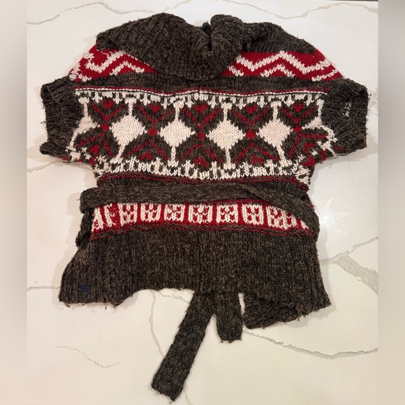 Abercrombie and Fitch Knitted Big Wrap Sweater Small - Picture 4 of 5